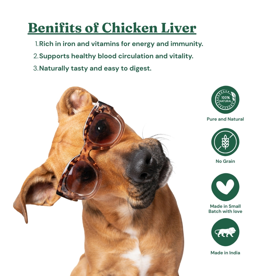 Immune Bites – Chicken Liver Jerky (70G)